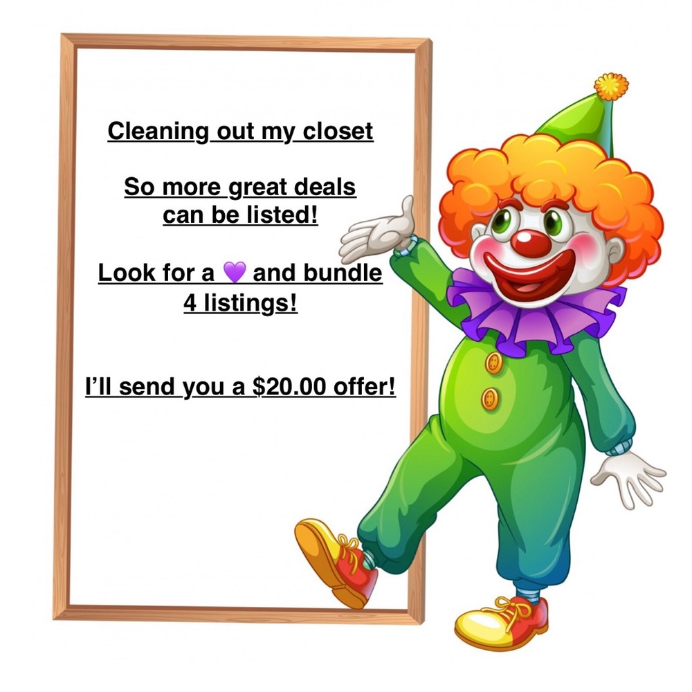 SALE, SALE, ….4/20….bundle four 💜’s and I’ll send you a $20 offer!